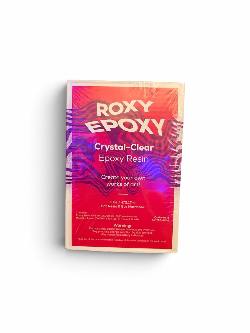 Crystal-Clear Epoxy Resin - Pink/Purple